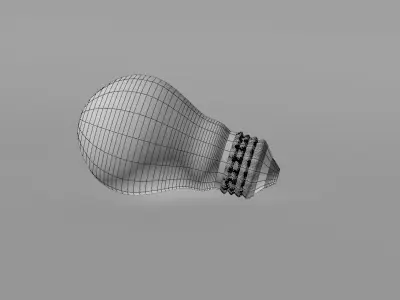 Lightning bulb Free 3D model