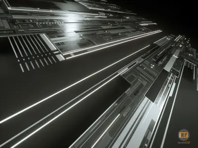 Tech Shapes TS2 Low-poly 3D model