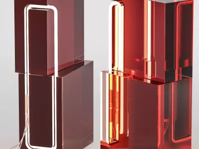 Table lamp Totem 3D model