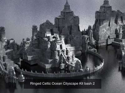 Elden Celtic Architecture Collection 1 3D Model Pack