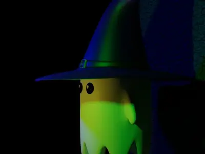 Ghost Low-poly 3D model buy