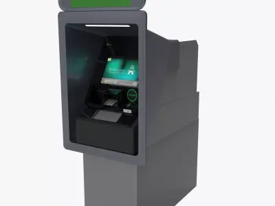 NCR SelfServ 83 atm s83 Cash Recycling Automated Teller Machine 3D model
