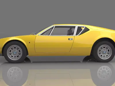 1971 De Tomaso Pantera 3D model