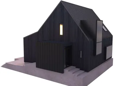 Vacation home 3D model purchase