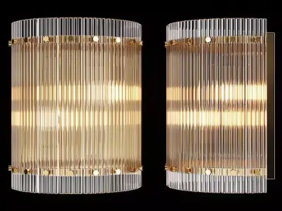 Restoration Hardware SAN MARCO ROUND SINGLE SCONCE Brass 3D model
