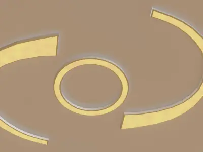 Ceiling Lamp LEDs Free low-poly 3D model