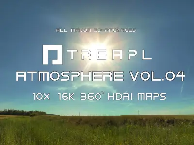 10X HDRI SKIES TREAPL ATMOSPHERE VOL04 - BUNDLE - 360 SKIES Texture