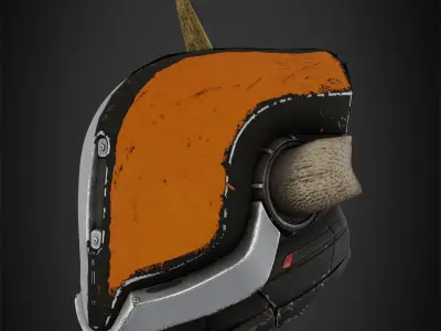 Destiny 2 Lord Shaxx Helmet for Cosplay 3D print model