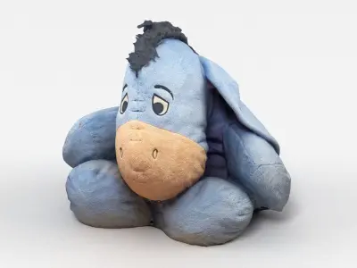 Cuddly Stuffed Toy 2 3D model