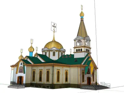 Architecture-Religion-God-Culture-Temple-05 church 3D model