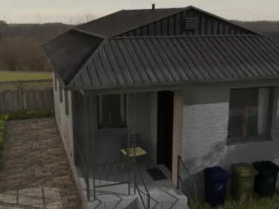 Village House 3D model order