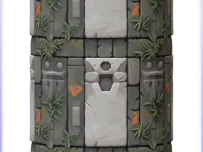 Stylized Stone Floor Seamless Texture Texture shop