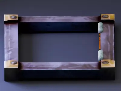 Interactive Object - Trapdoor Low-poly 3D model