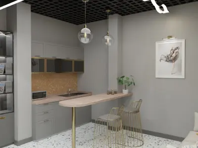 Small Office 3D model