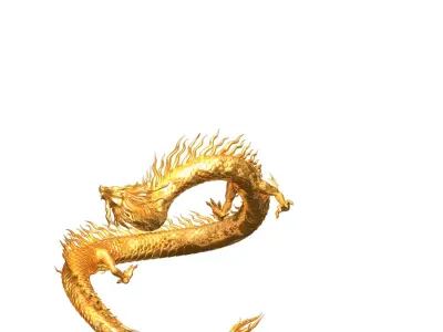  Gold Dragon rigged V2 