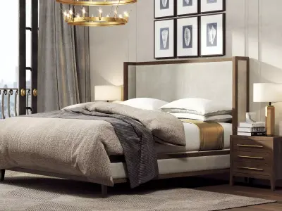 Bedroom interior 214 3D model