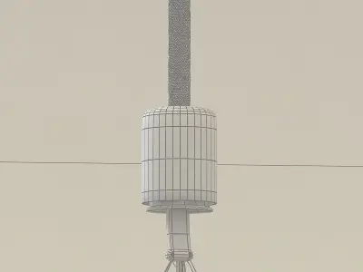 vintage christmas light 3D model