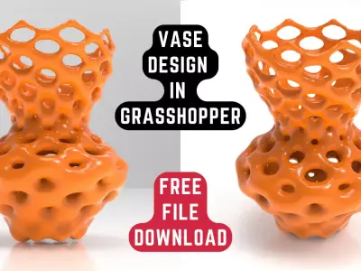 Vase Design in Grasshopper Definition Download Free 3D model