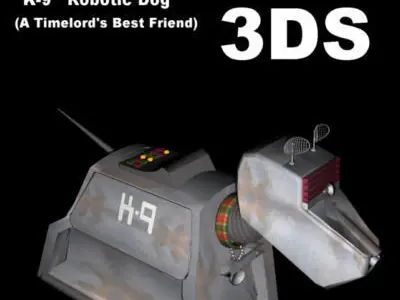 K9 Robotic Dog 3D Model 3D model