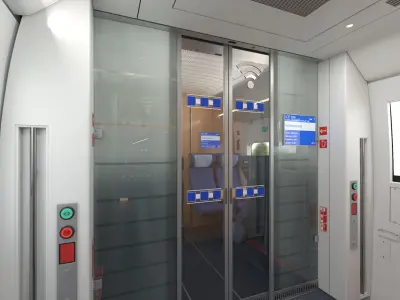  ICE 4 Speed Train Cabin and Cockpit 