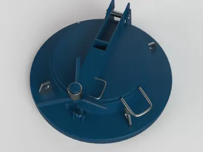 Manhole metal device 3D model