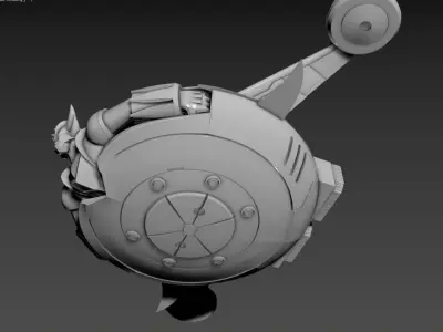 goldorak soucoupe ufo-STL for 3d printer 3D print model