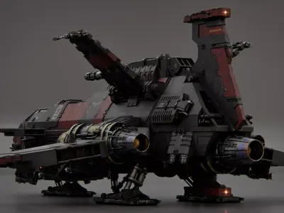 Thunderhawk 3D model