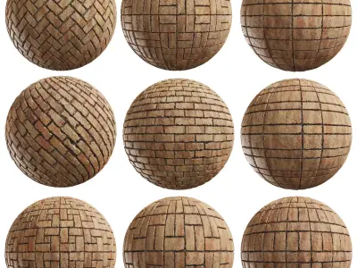 PBR Bricks 01 - Tileable 4K Texture Texture