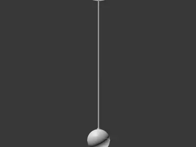 5 Table Lamps Set 1 3D model