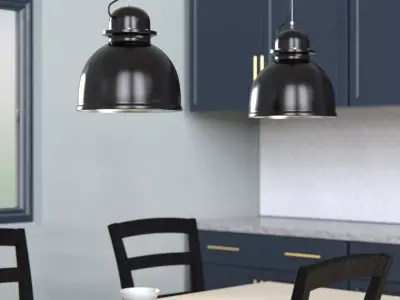 Kitchen Pendant Ceiling Light Free 3D model