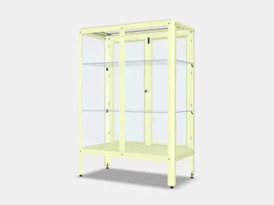FABRIKOR Glass-door cabinet 1 Low-poly 3D model