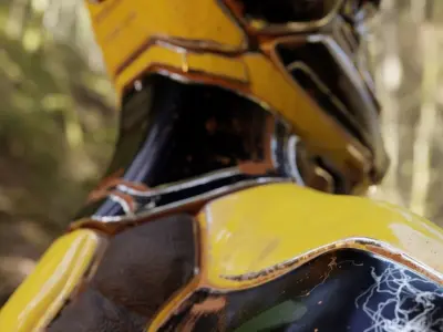 Droid Helmet 3D model