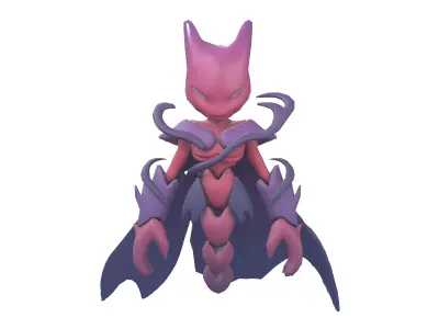 Evil Monster Soul Character V1 002 Low-poly 3D model