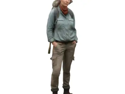 Professional Women Character Pack 3D print model