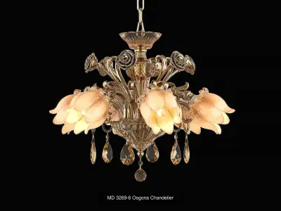 3269 Osgona Collection of Murano Glass Lamps 3D Model Pack