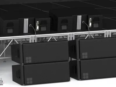 Concert Stage 04 3D model