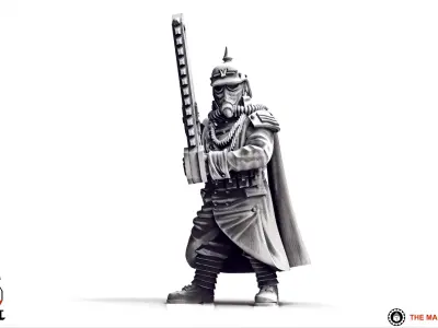 Valour Korps - Sergeant Reinhard 3D print model