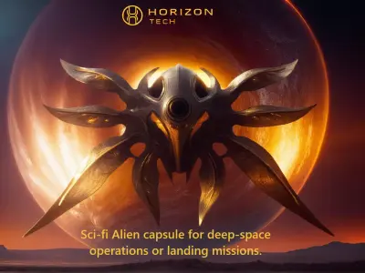 HorizonTech Cryo Sleep Capsule V7 3D model