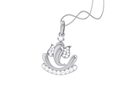 Spiritual Ganesha Pendant 3D print model