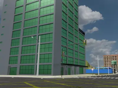 PREDIO DE VIDRO 3D model