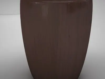 SIDE TABLE 003 Low-poly 3D model