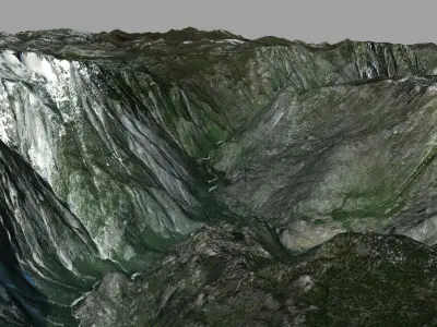 Yosemite National Park 3D model