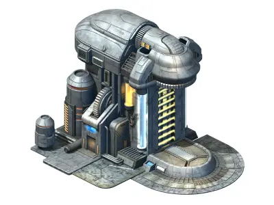 Functional mechanical object 01 3D model