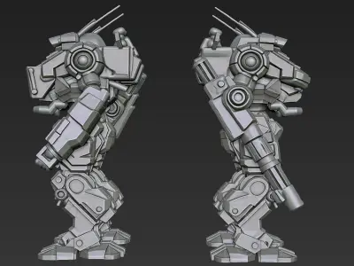 Mecha 2 3D print model
