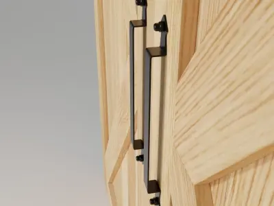 Slide doors 3D model