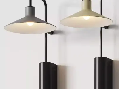 Bover Platet A 02 Wall Lamps 3D model