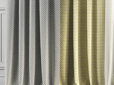 Curtain Set 267 3D model