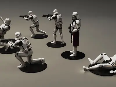 star wars 3d printable clone legion pack 3 3D print model