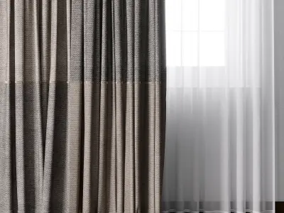hadi curtain 66 3D model