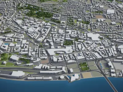 Dundee  Low-poly 3D model